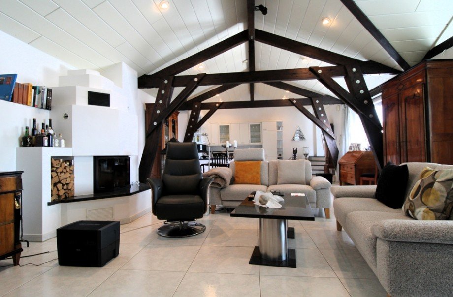 Hauptwohnung Wohnzimmer Mehrfamilienhaus Bergisch Gladbach