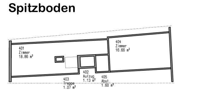 Grundriss Spitzboden Einfamilienhaus K�ln